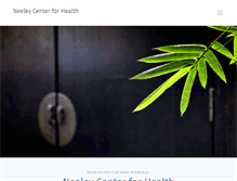Tablet Screenshot of neeleyacupuncture.com